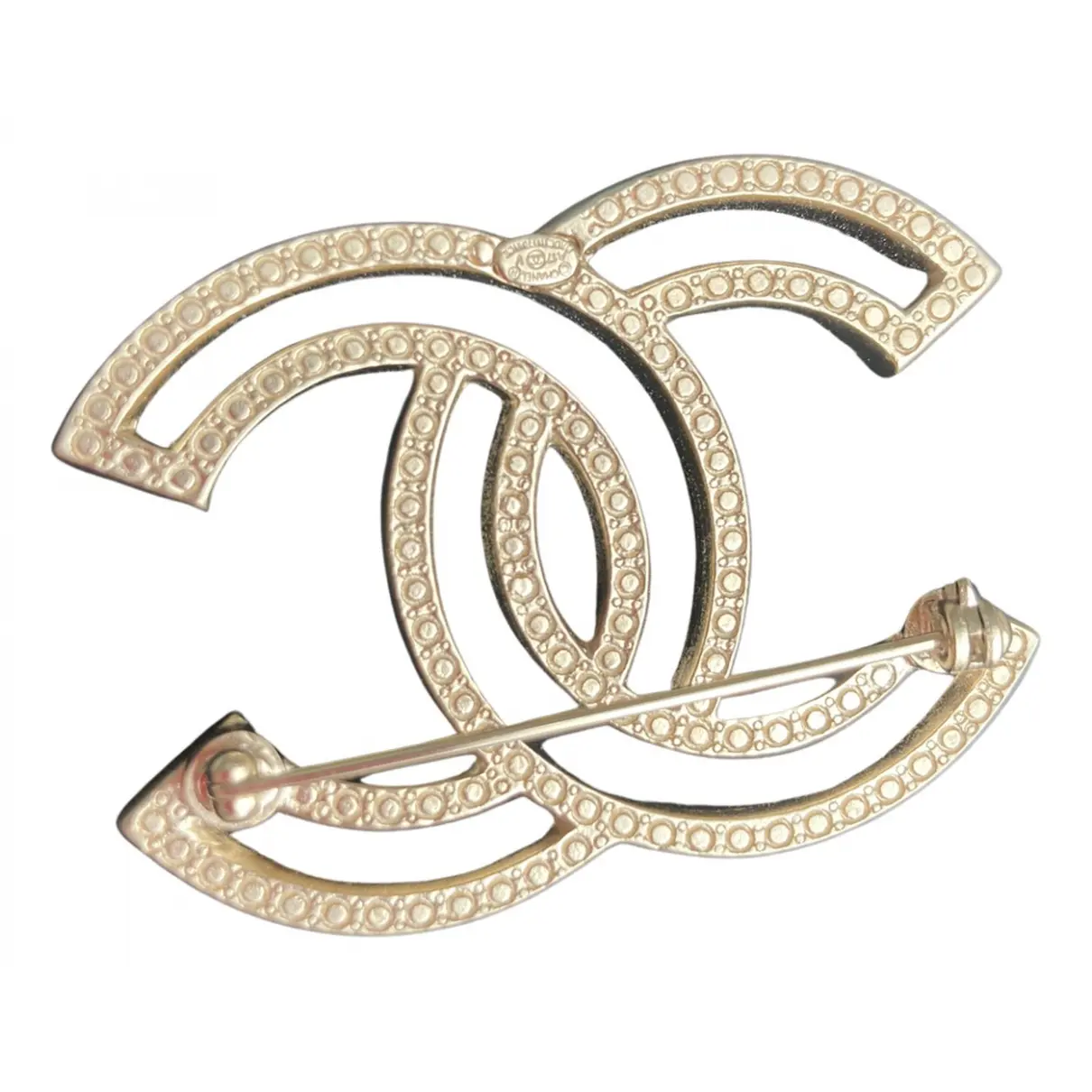 Buy Chanel CC crystal pin & brooche online