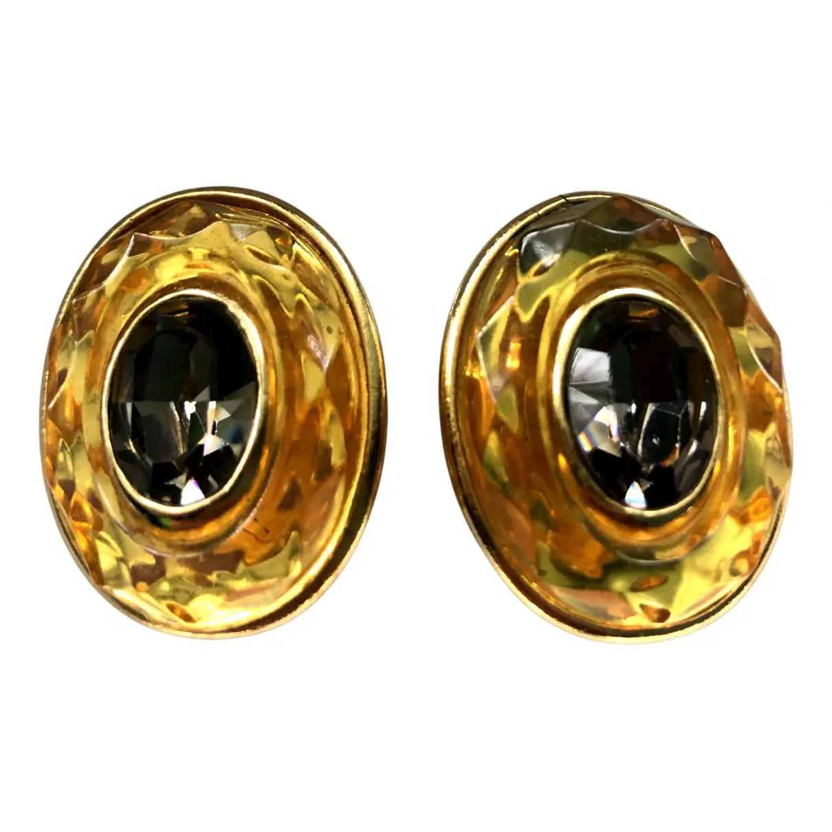 Crystal earrings Yves Saint Laurent - Vintage