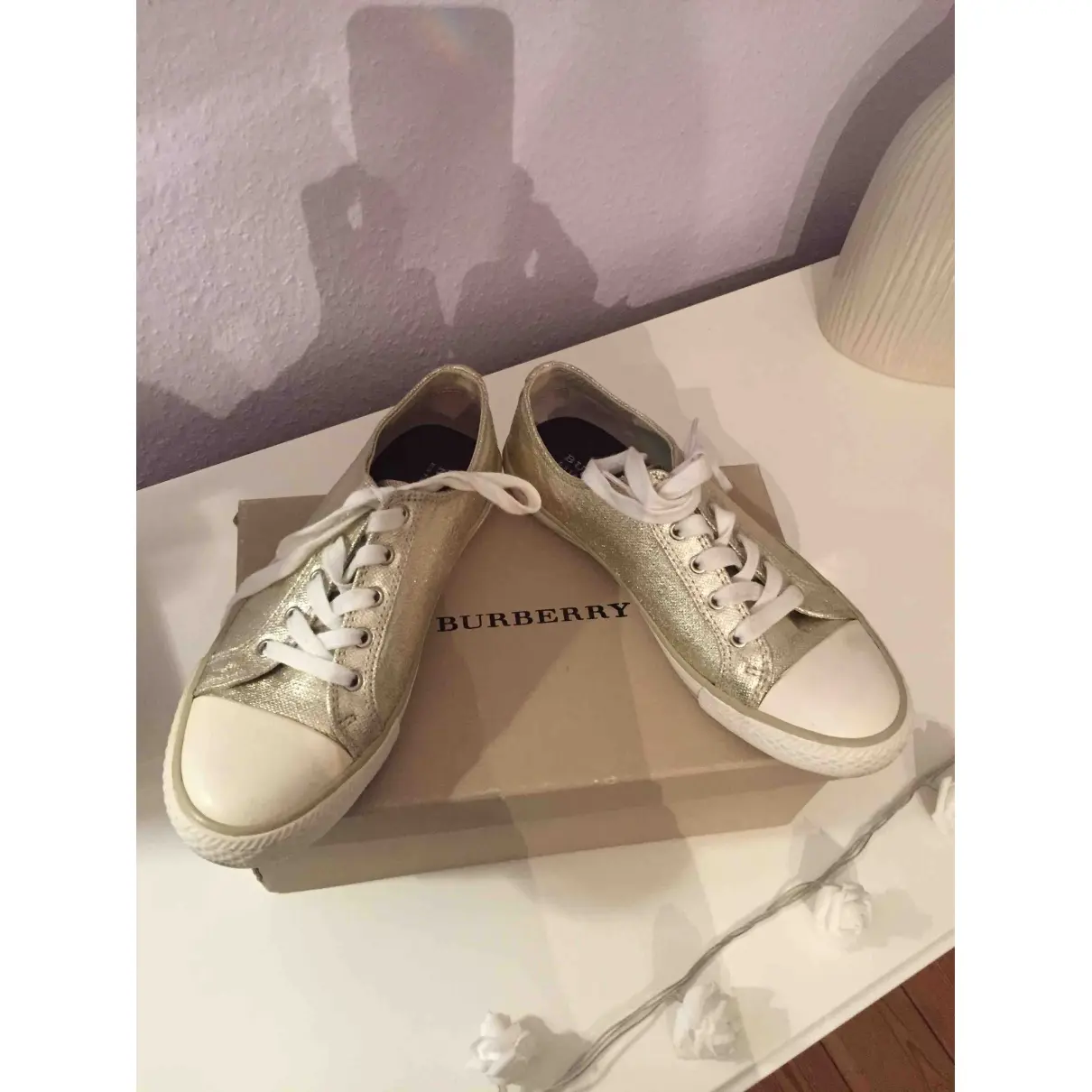 Burberry Glitter trainers for sale