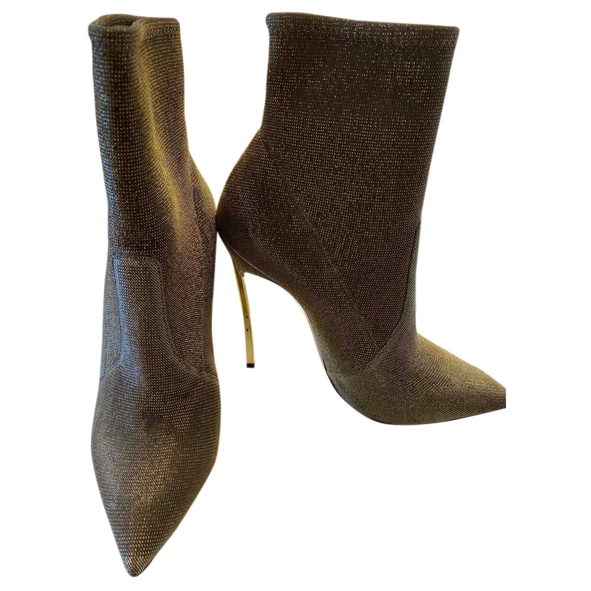 Glitter ankle boots Casadei