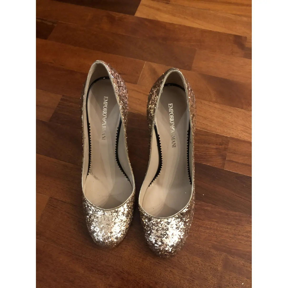 Buy Emporio Armani Glitter heels online