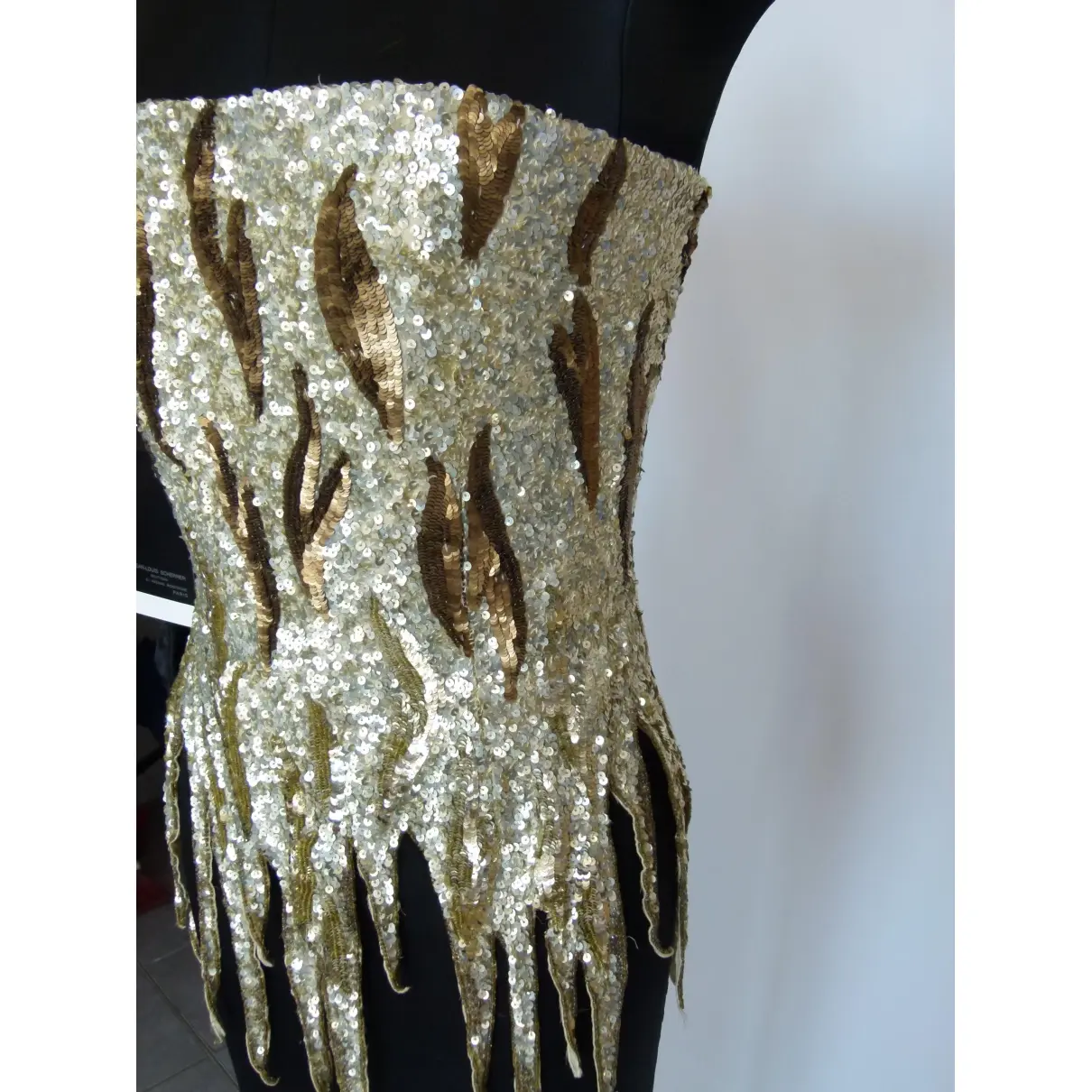 Glitter corset Jean-Louis Scherrer - Vintage