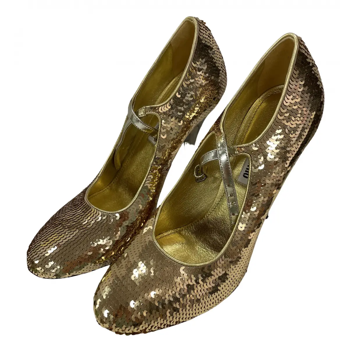 Buy Miu Miu Glitter heels online