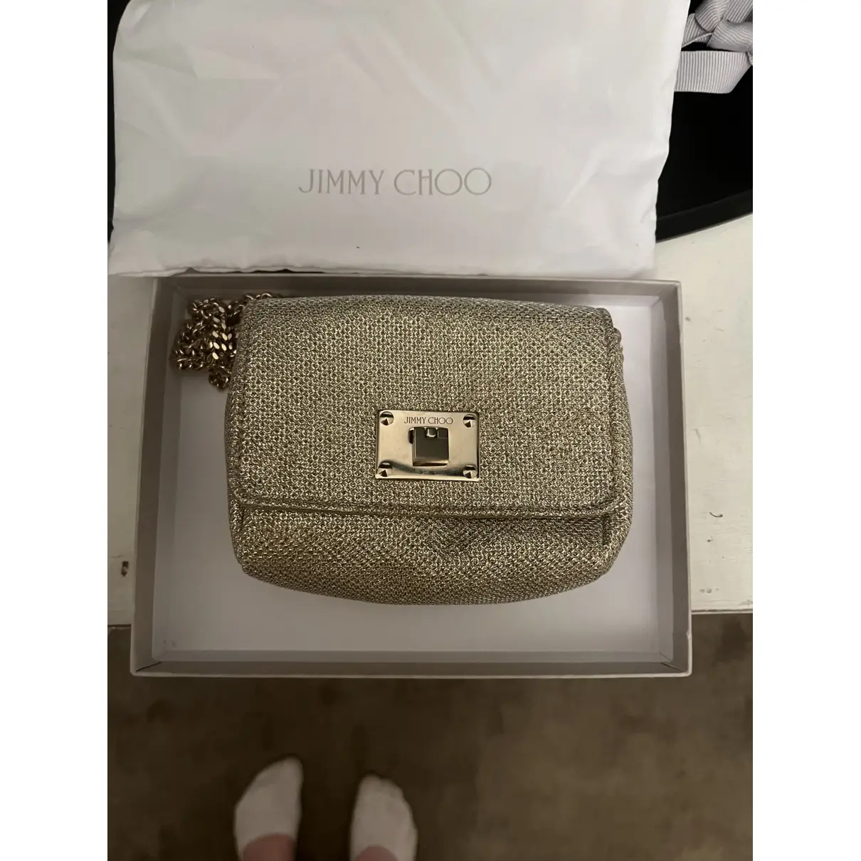 Rebel glitter handbag Jimmy Choo