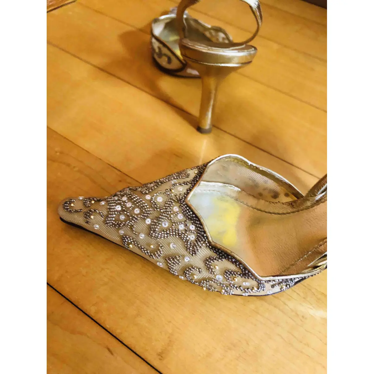 Glitter heels Rene Caovilla - Vintage