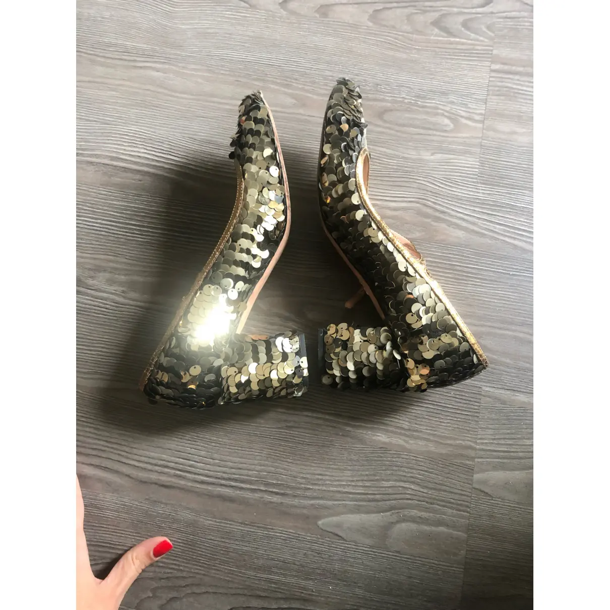 Buy Rochas Glitter heels online