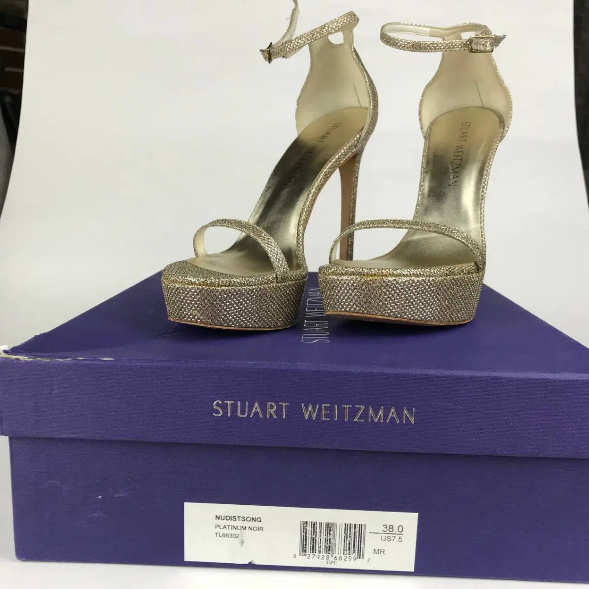 Glitter sandal Stuart Weitzman