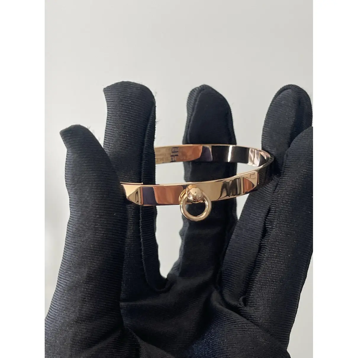 Collier de chien gold bracelet Hermès