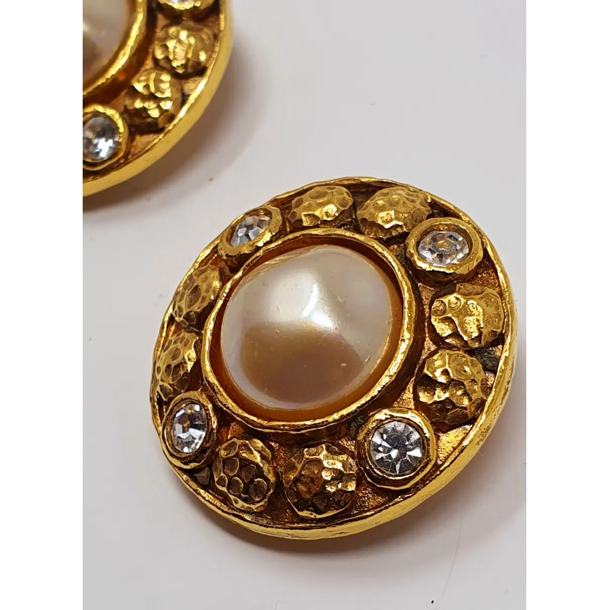 Baroque earrings Chanel - Vintage