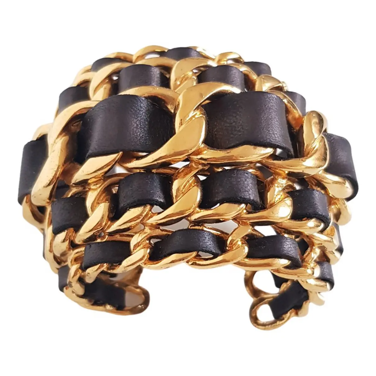 Gold Gold plated Bracelet Chanel - Vintage