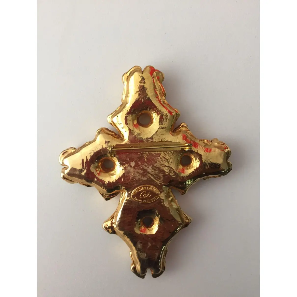 Christian Lacroix Gold Gold plated Pin & brooche for sale