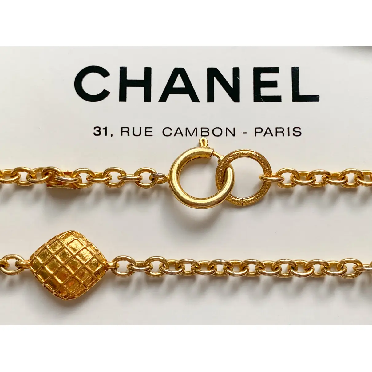 Buy Chanel Matelassé necklace online - Vintage