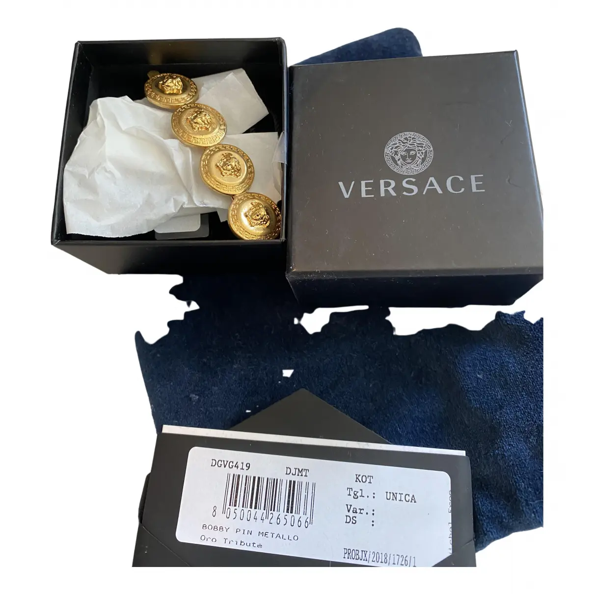 Buy Versace Medusa hair accessory online