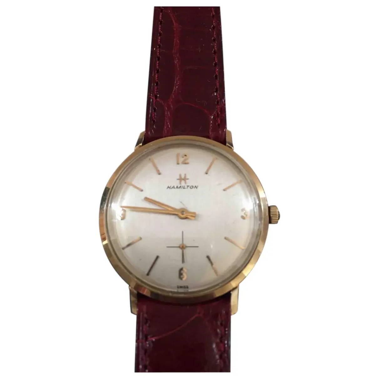 Gold Gold Watch Hamilton - Vintage