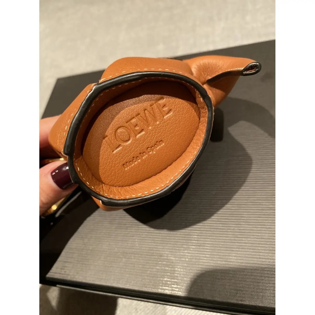 Loewe Animals leather key ring for sale