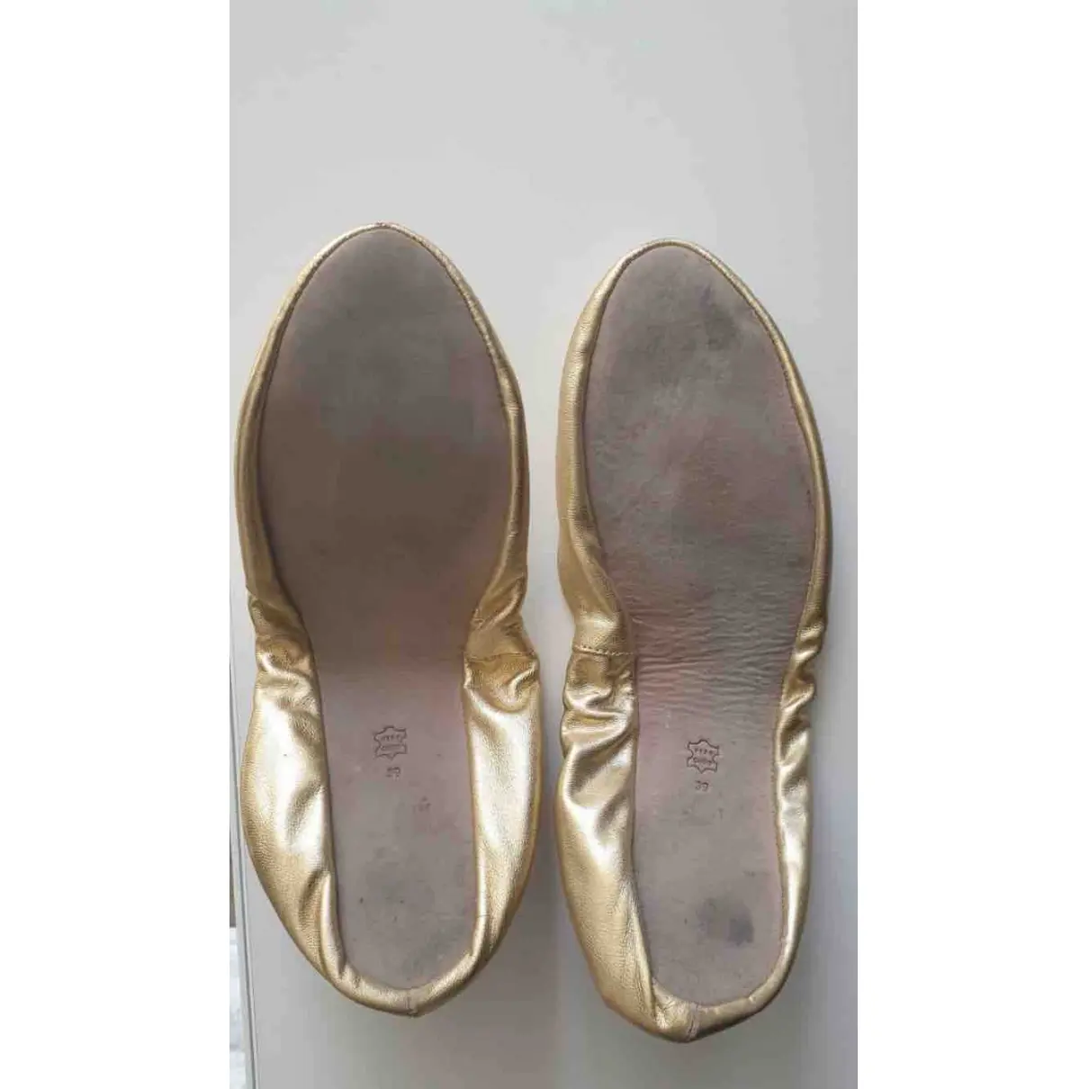 Buy Anna Dello Russo Pour H&M Leather ballet flats online