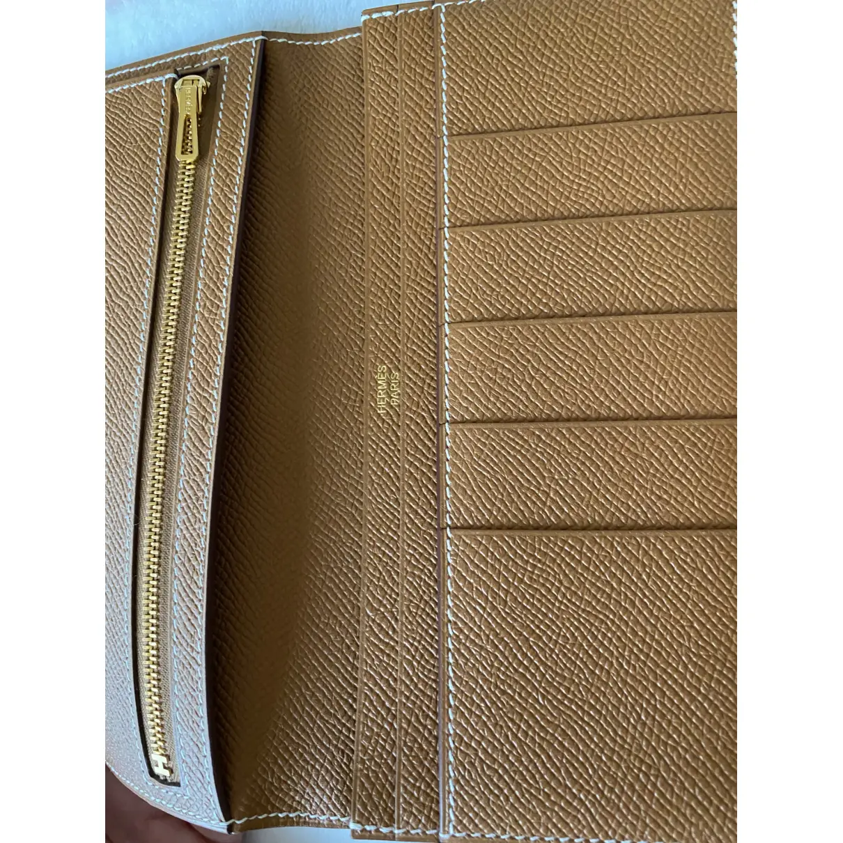 Béarn leather purse Hermès
