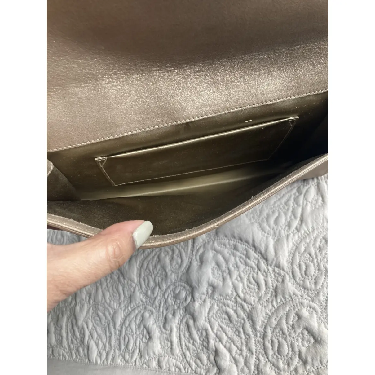 Belle de Jour leather clutch bag Yves Saint Laurent