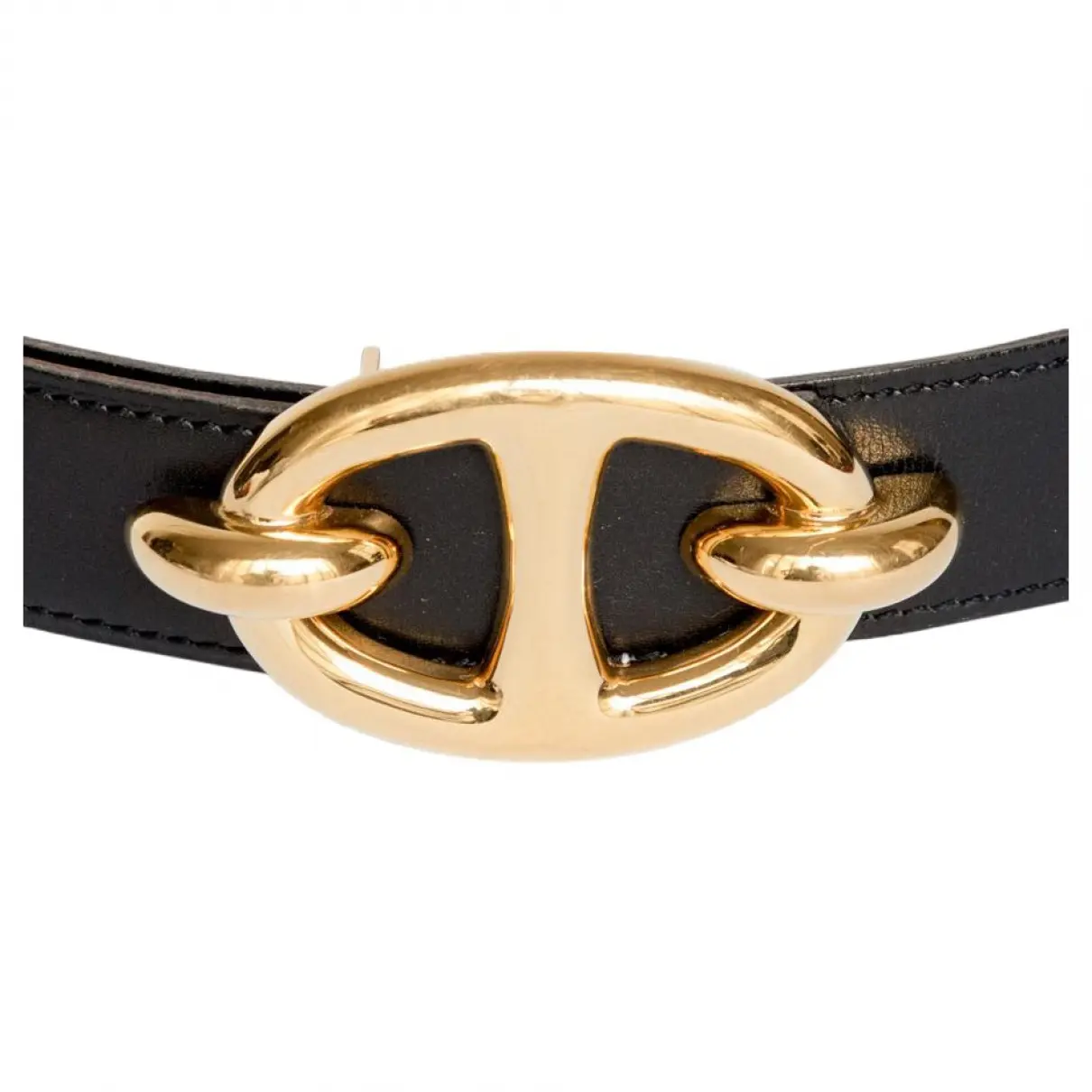 Hermès Gold Leather Belt for sale - Vintage