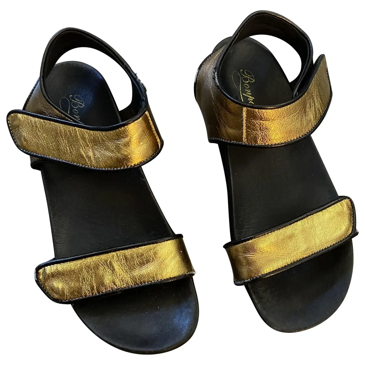 Leather sandals Bonpoint