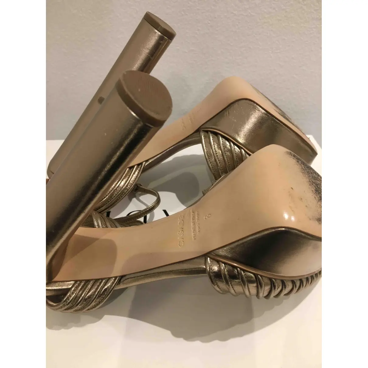 Leather heels Casadei