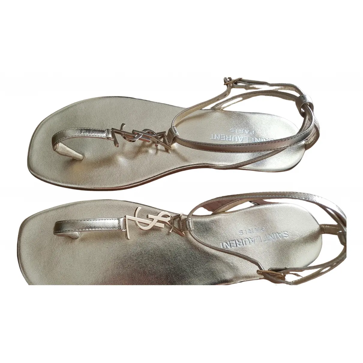Buy Saint Laurent Cassandra leather sandal online