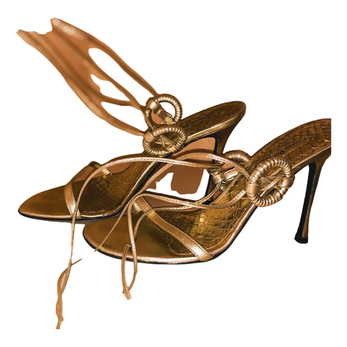 Leather sandals Cesare Paciotti - Vintage