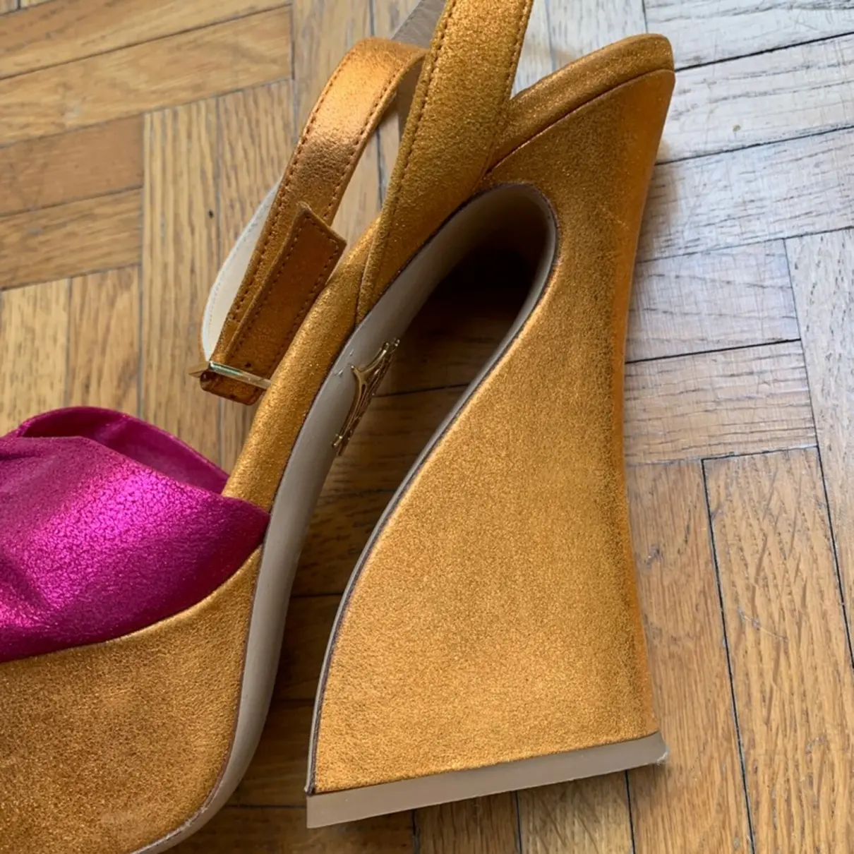 Leather sandal Charlotte Olympia
