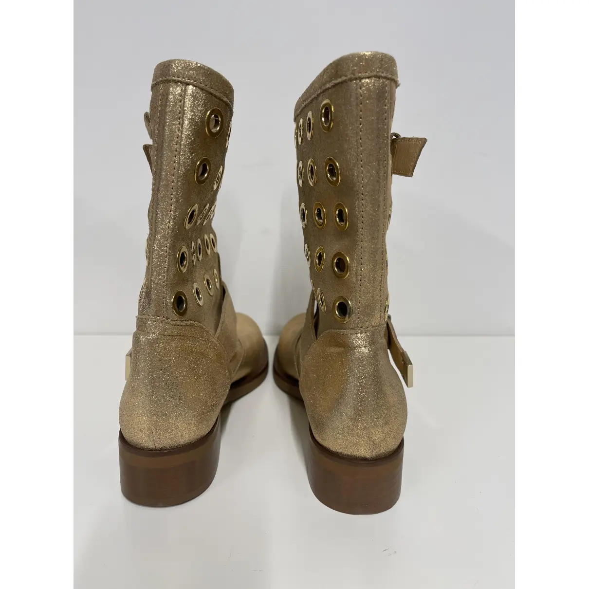 Leather boots Elisabetta Franchi