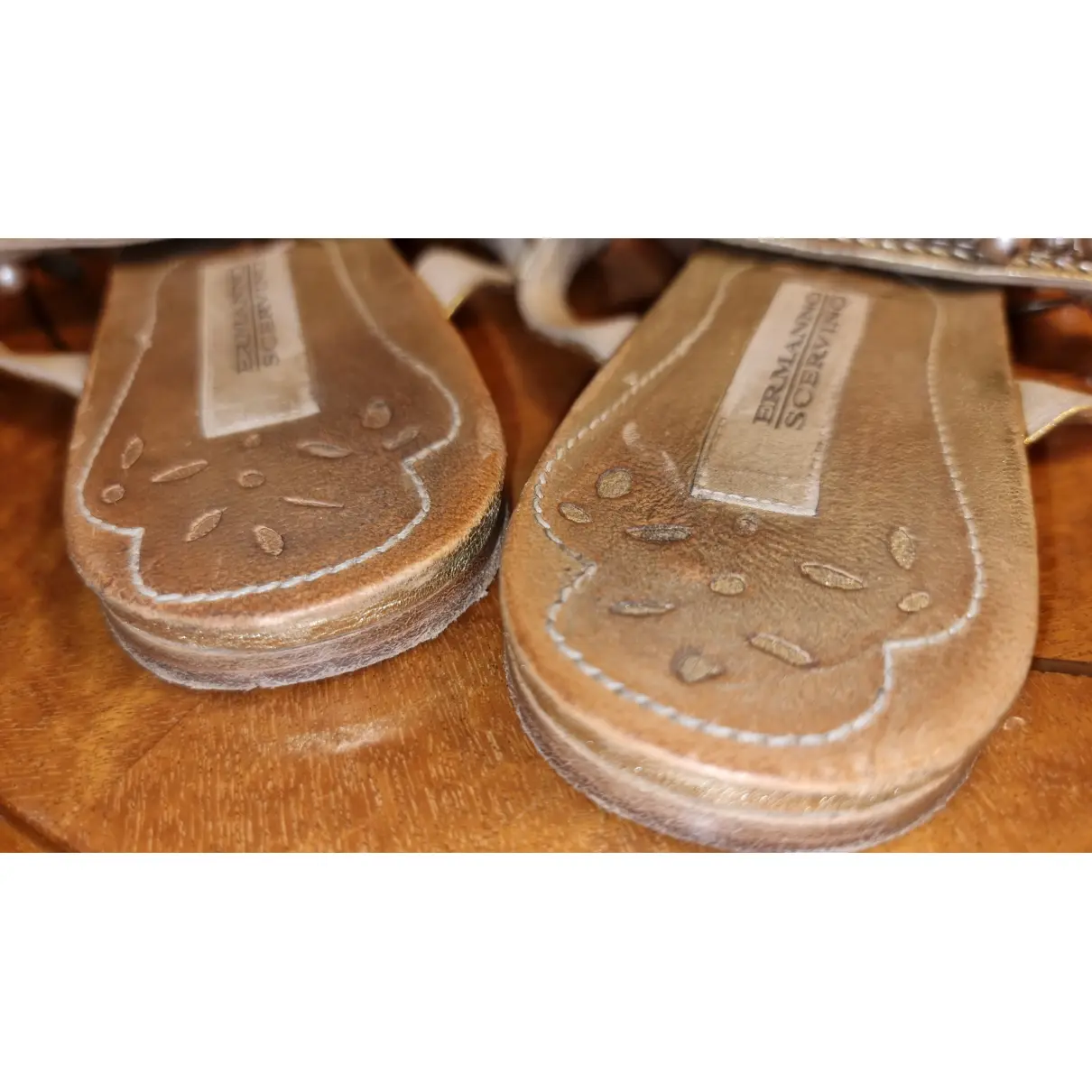 Leather sandals Ermanno Scervino