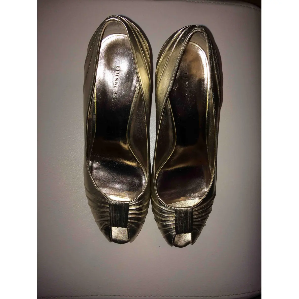 Leather heels Etienne Aigner
