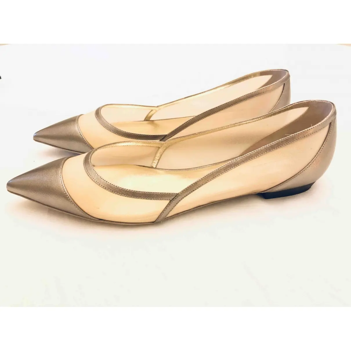 Buy Giorgio Armani Leather ballet flats online