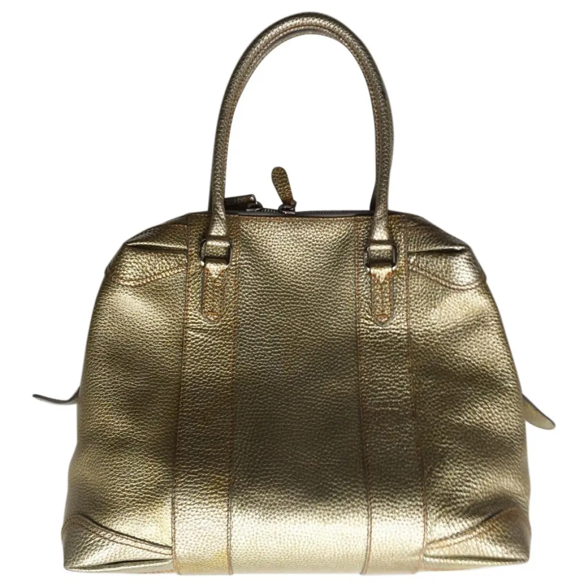 Gold Leather Handbag Fendi