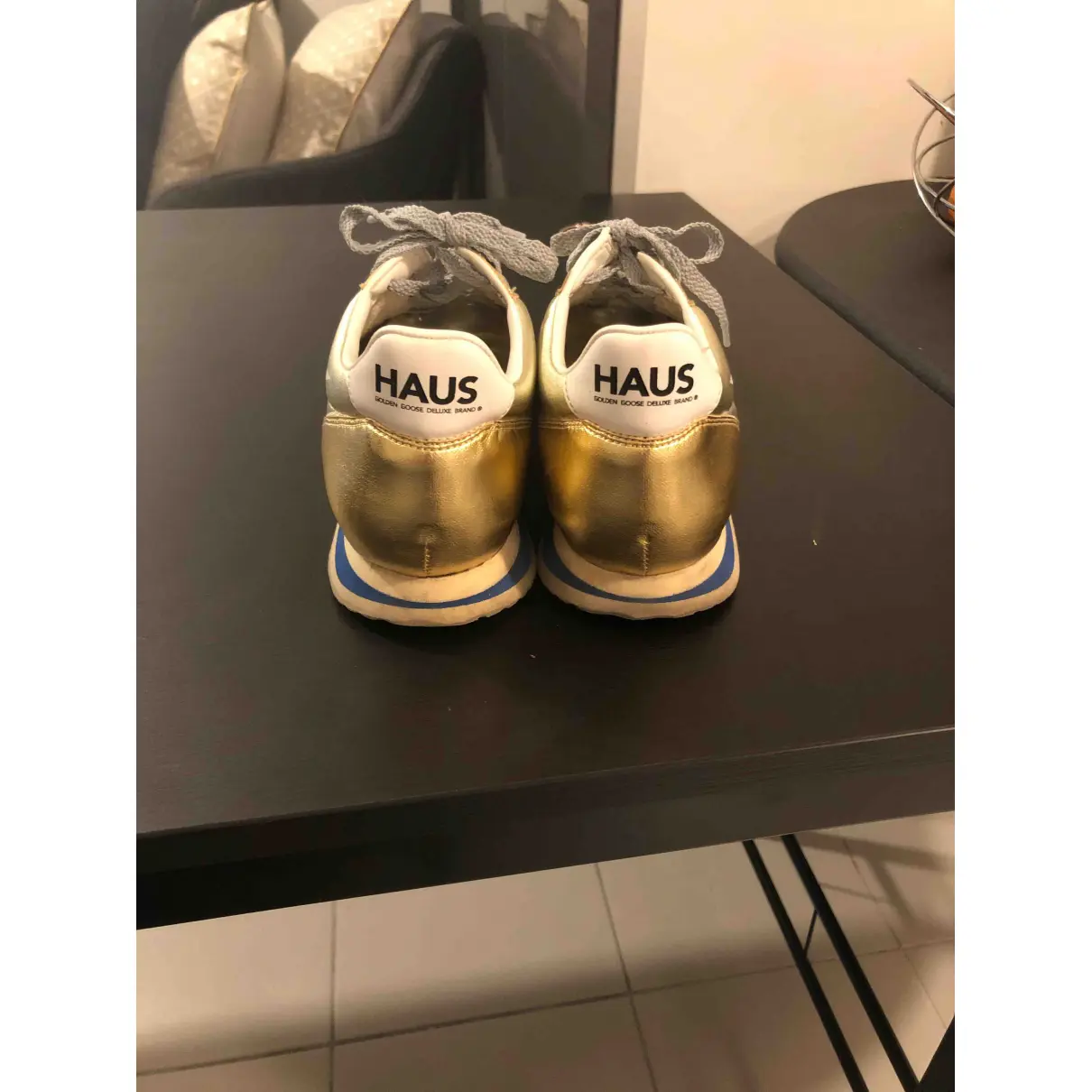 Haus leather trainers Golden Goose