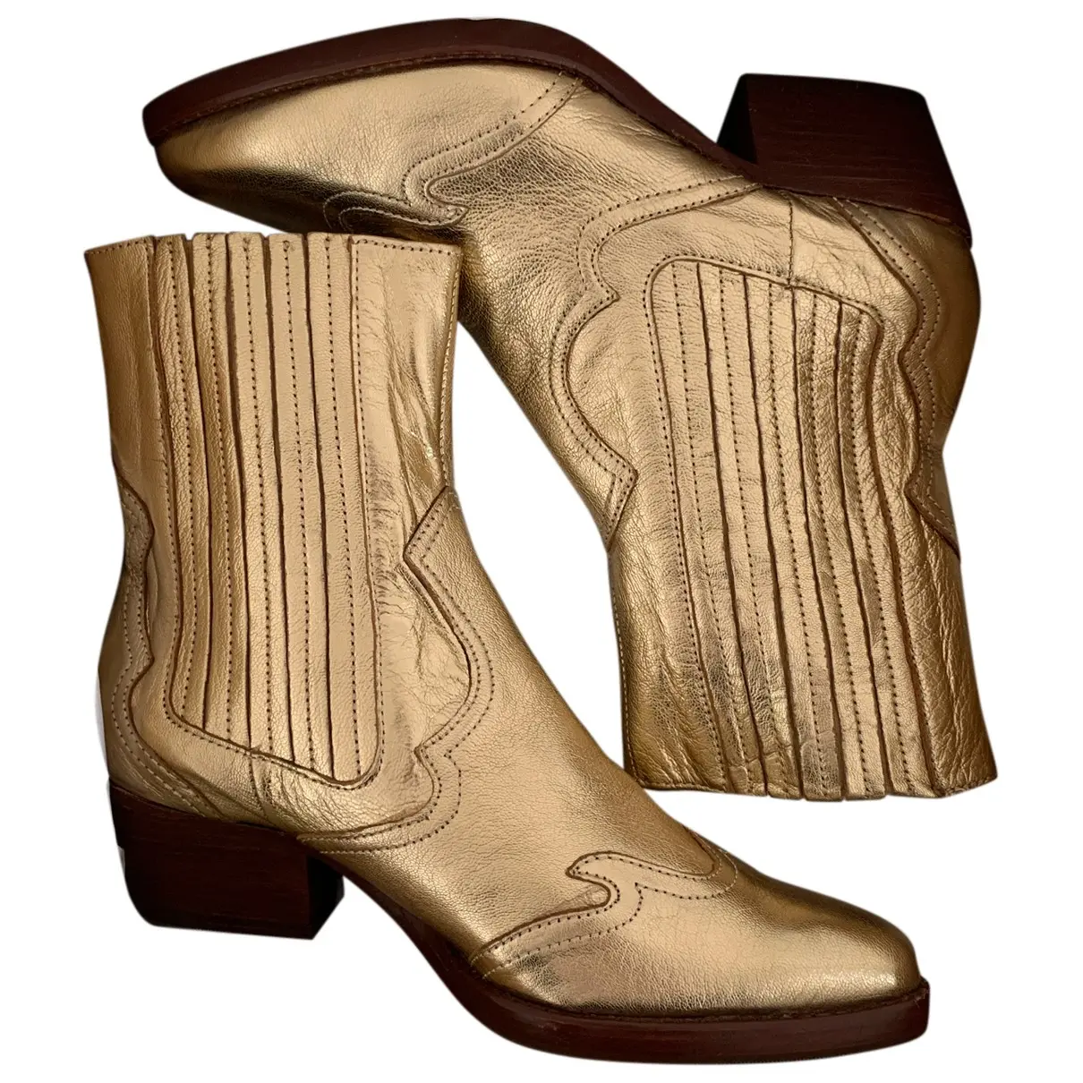 Leather ankle boots Hudson