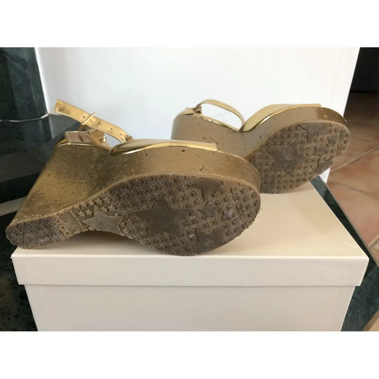 Leather sandals Jimmy Choo