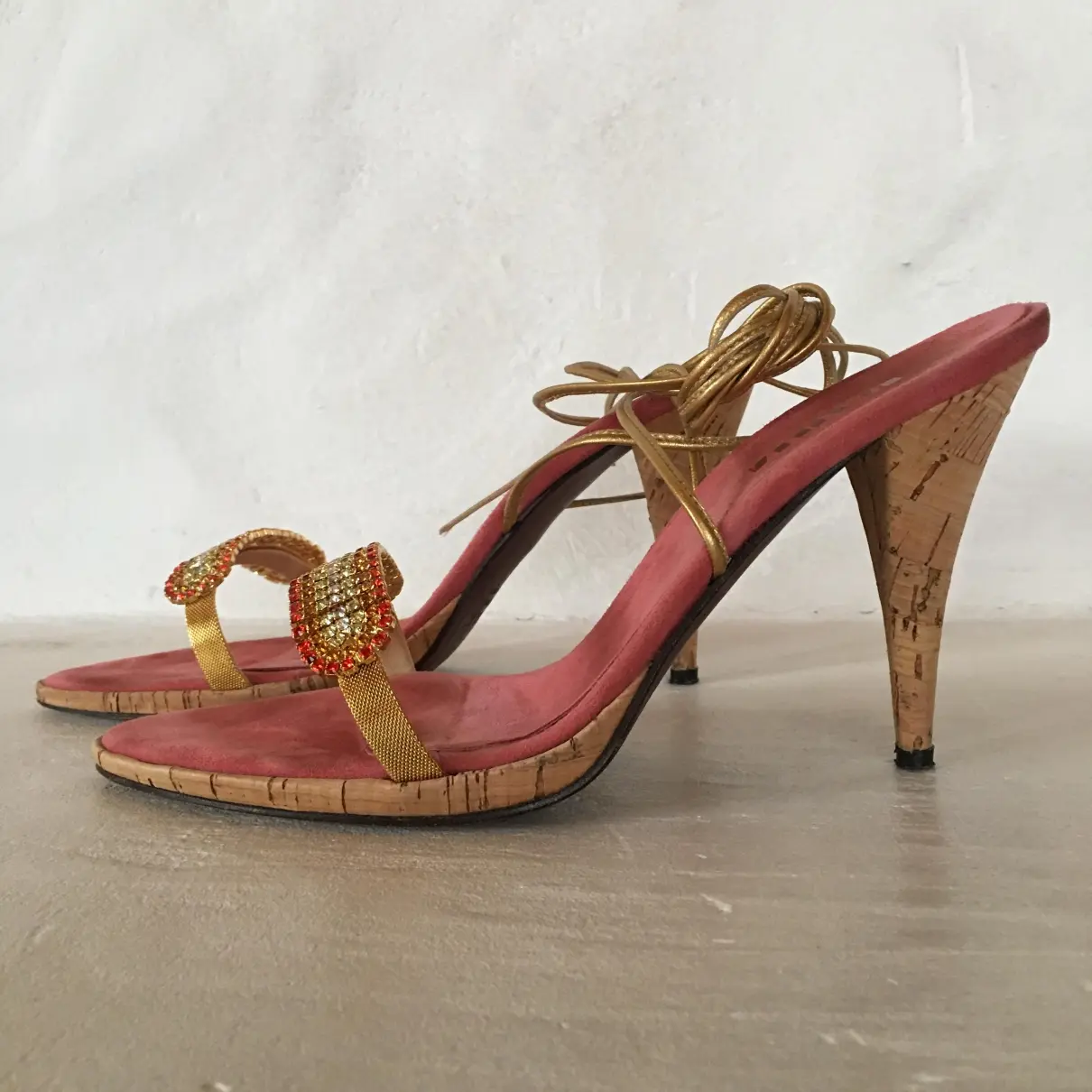 Leather sandals Le Silla - Vintage