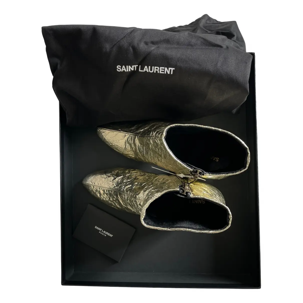 Buy Saint Laurent Lou leather ankle boots online