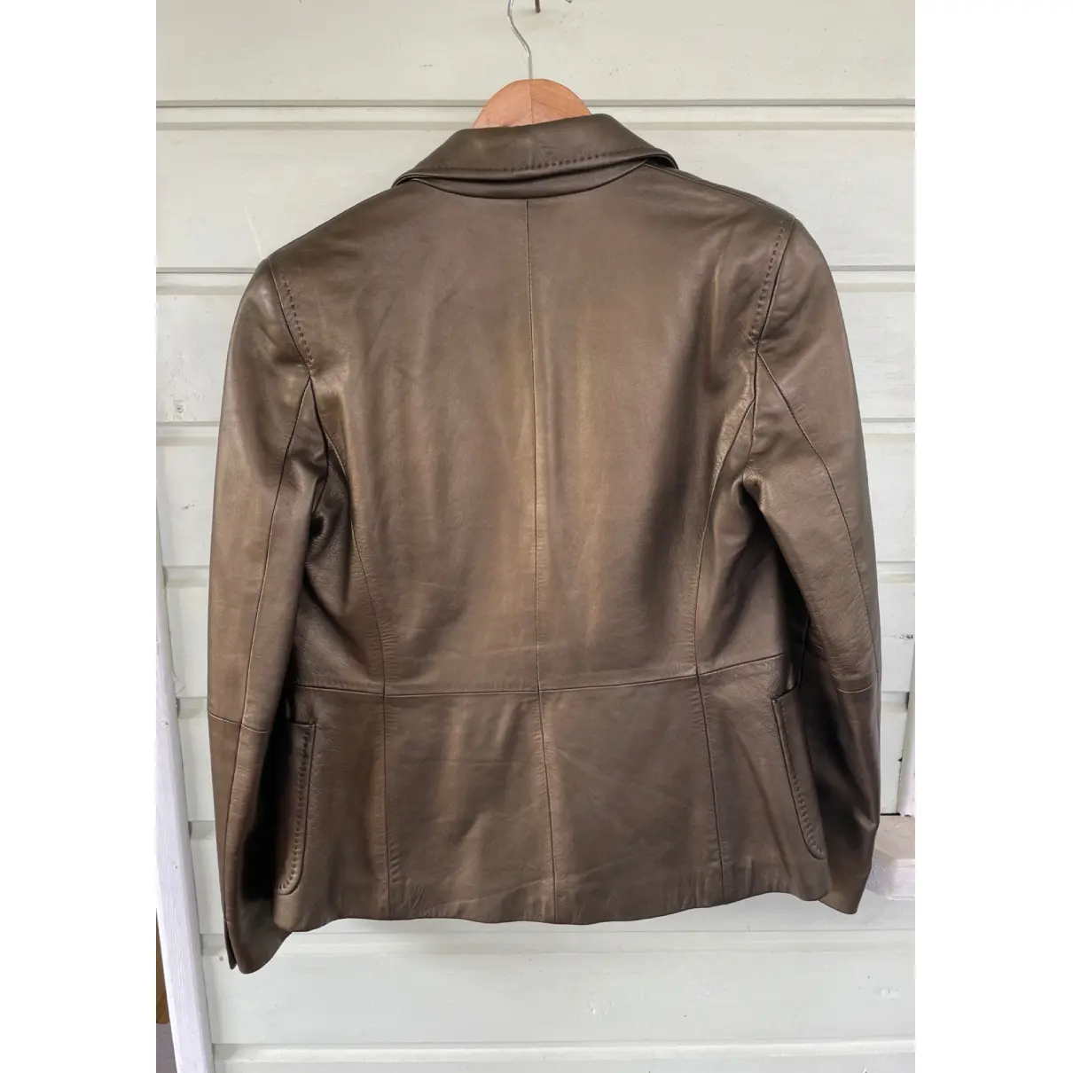 Buy Max Mara Leather blazer online