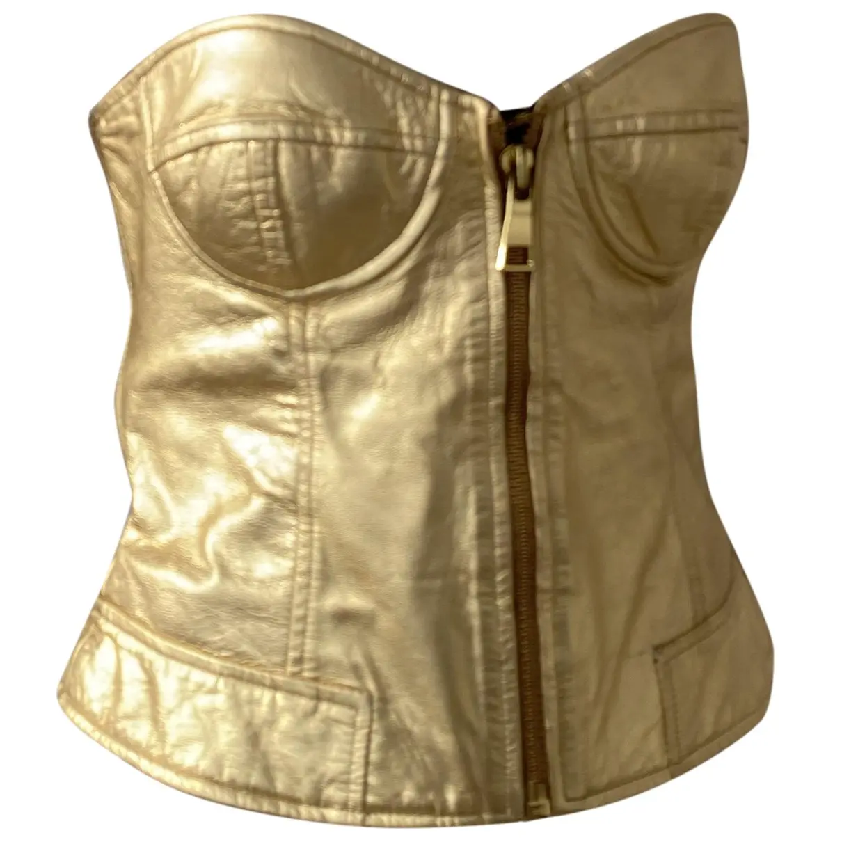 Leather corset Moschino Cheap And Chic