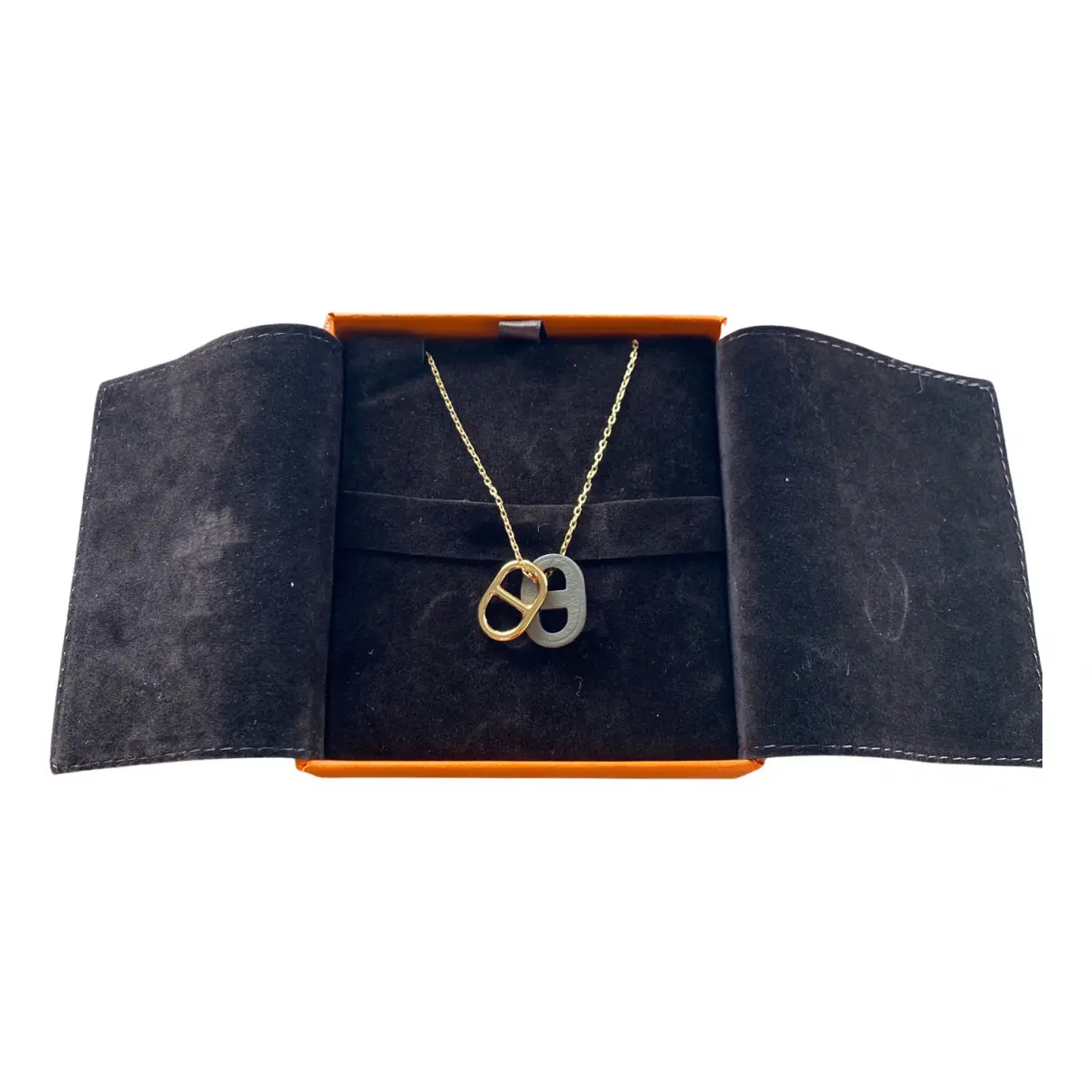 O'Maillon leather necklace Hermès