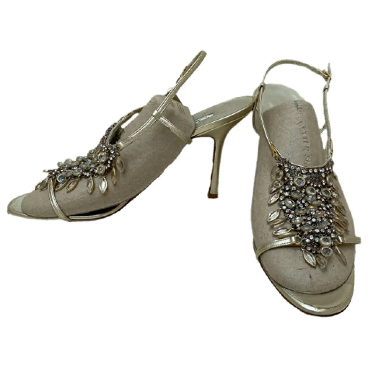 Leather heels Oscar De La Renta