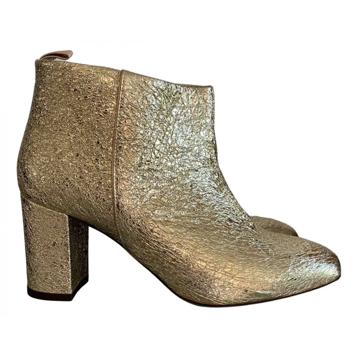 Leather ankle boots Paola D'Arcano