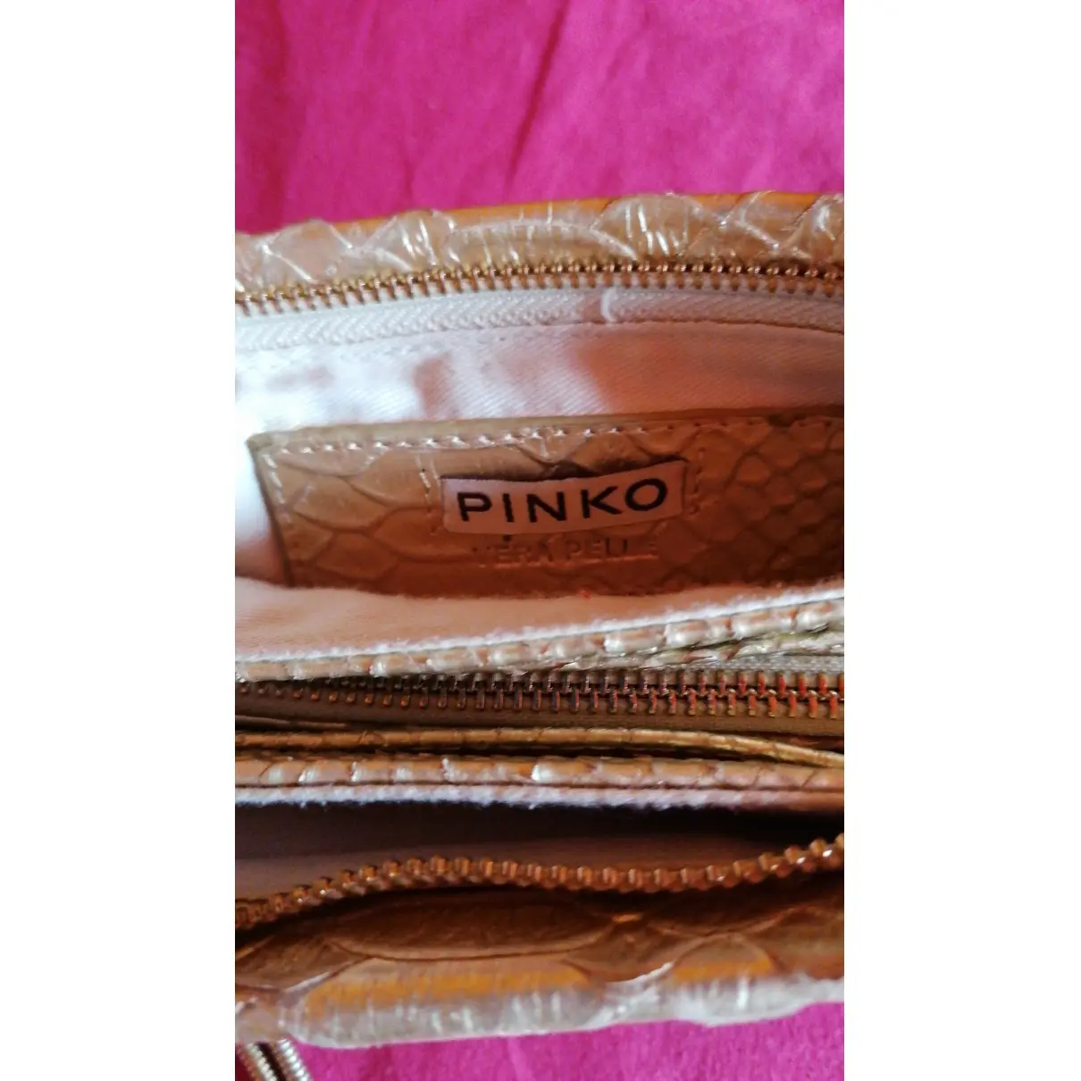 Leather crossbody bag Pinko
