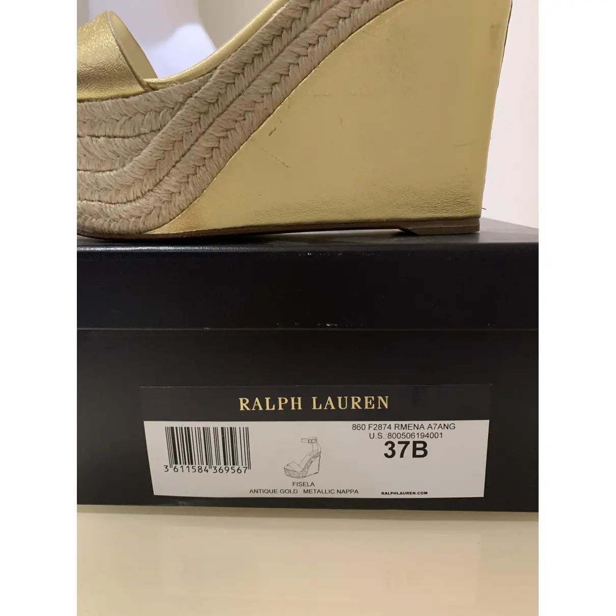 Leather sandals Ralph Lauren
