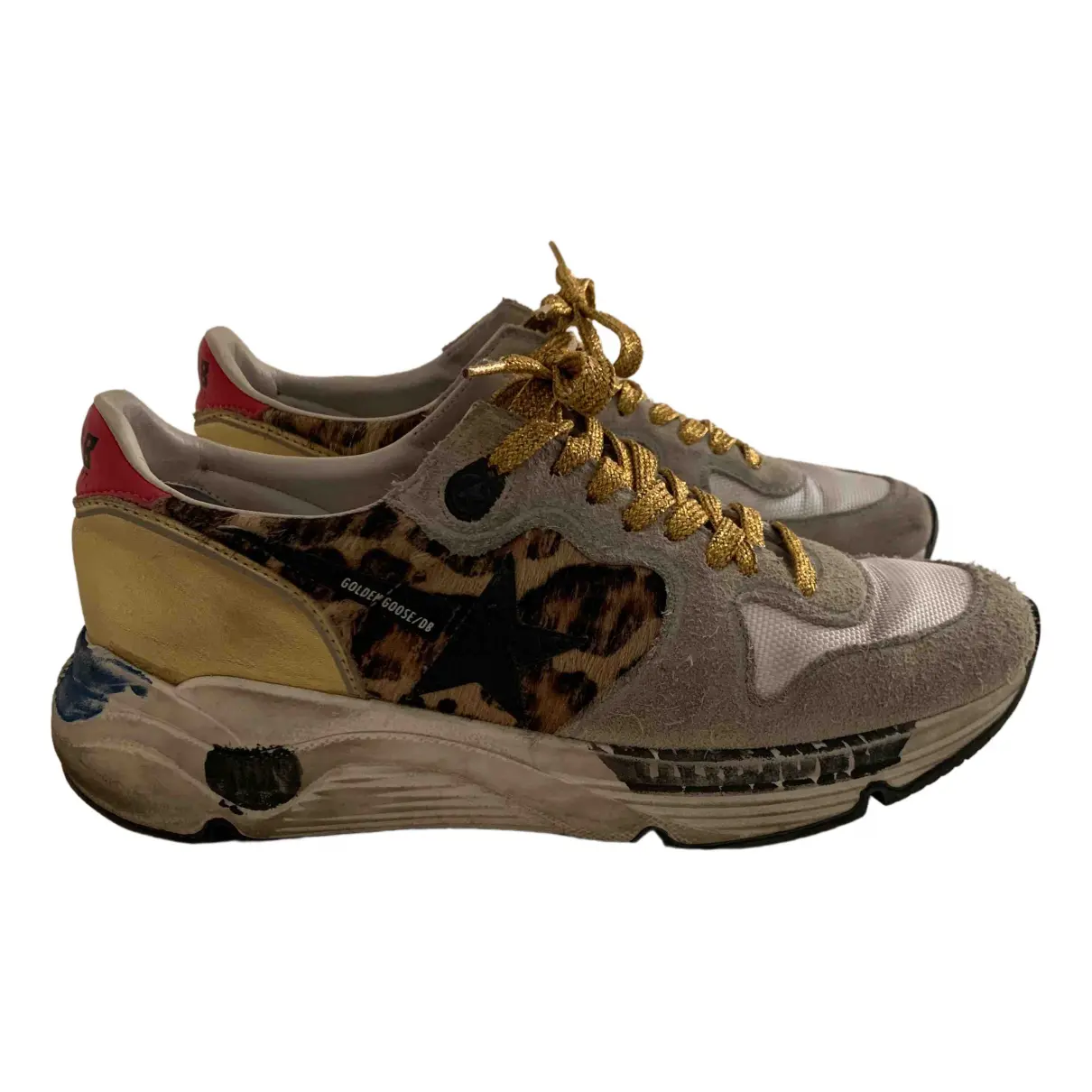 Running leather trainers Golden Goose