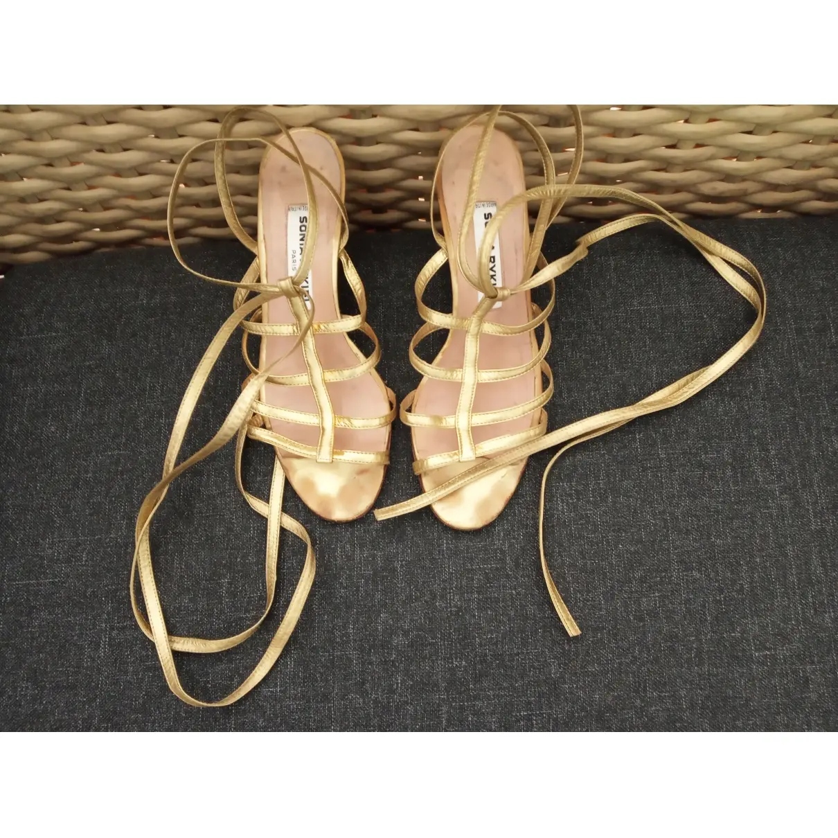 Sonia Rykiel Leather sandal for sale - Vintage