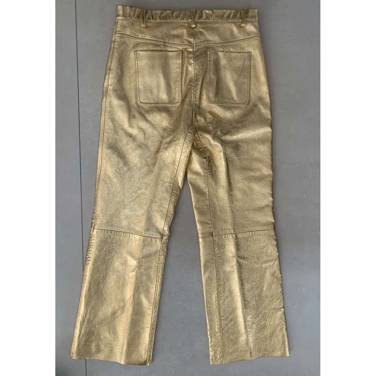 Buy Sandro Spring Summer 2020 leather trousers online
