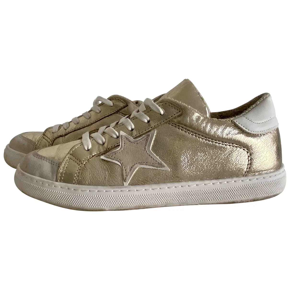 Leather trainers Steve Madden