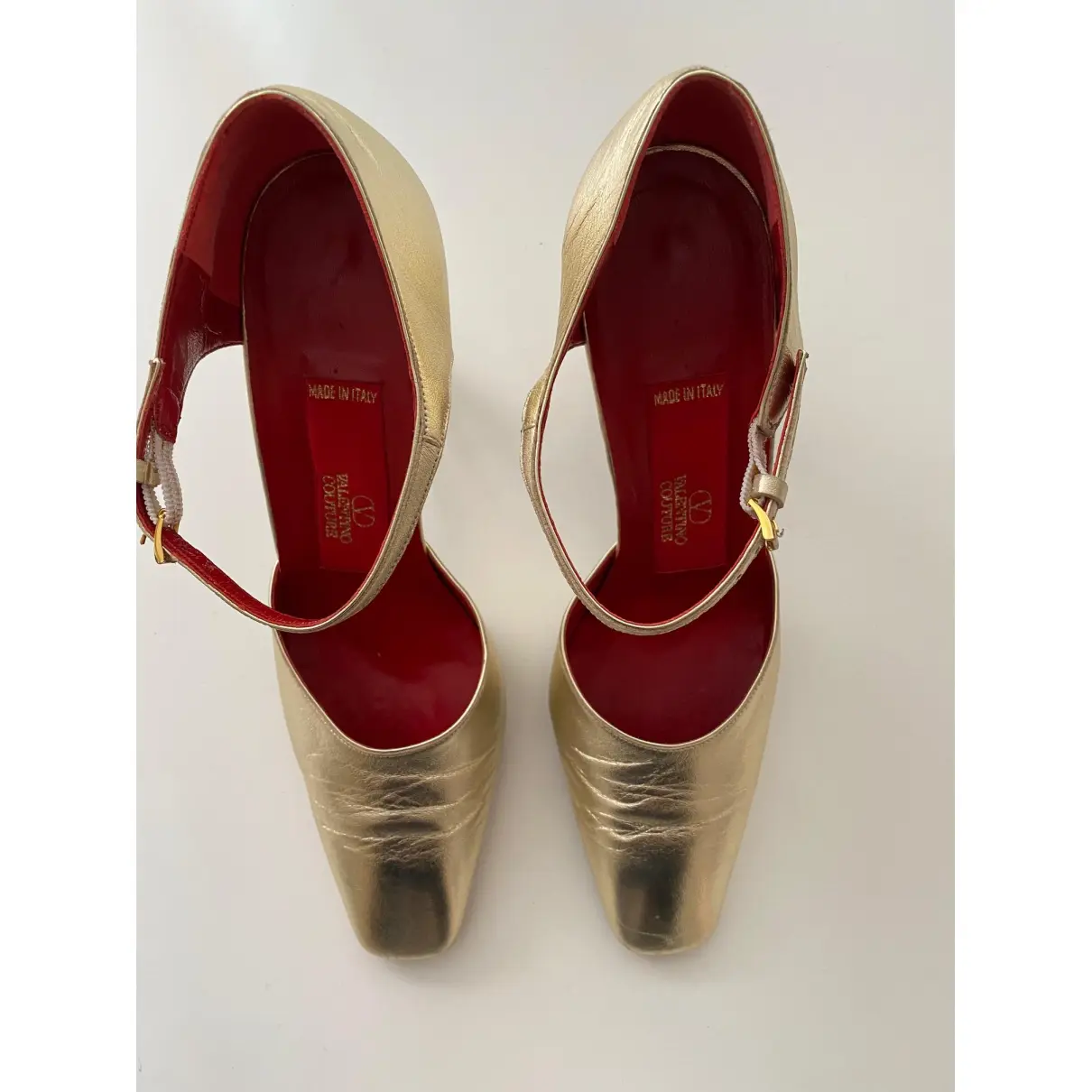 Buy Valentino Garavani Leather heels online - Vintage